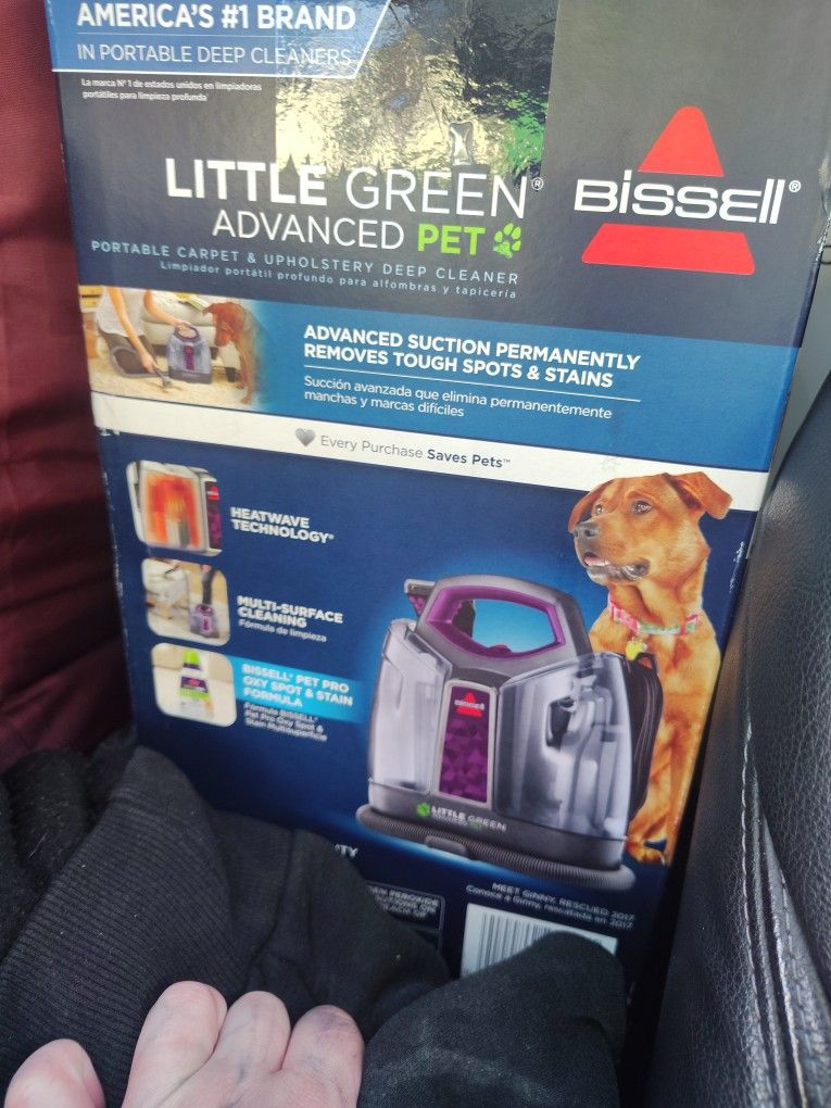 Never Opened Green Advanced Heat Pet Carpet Shampooer 