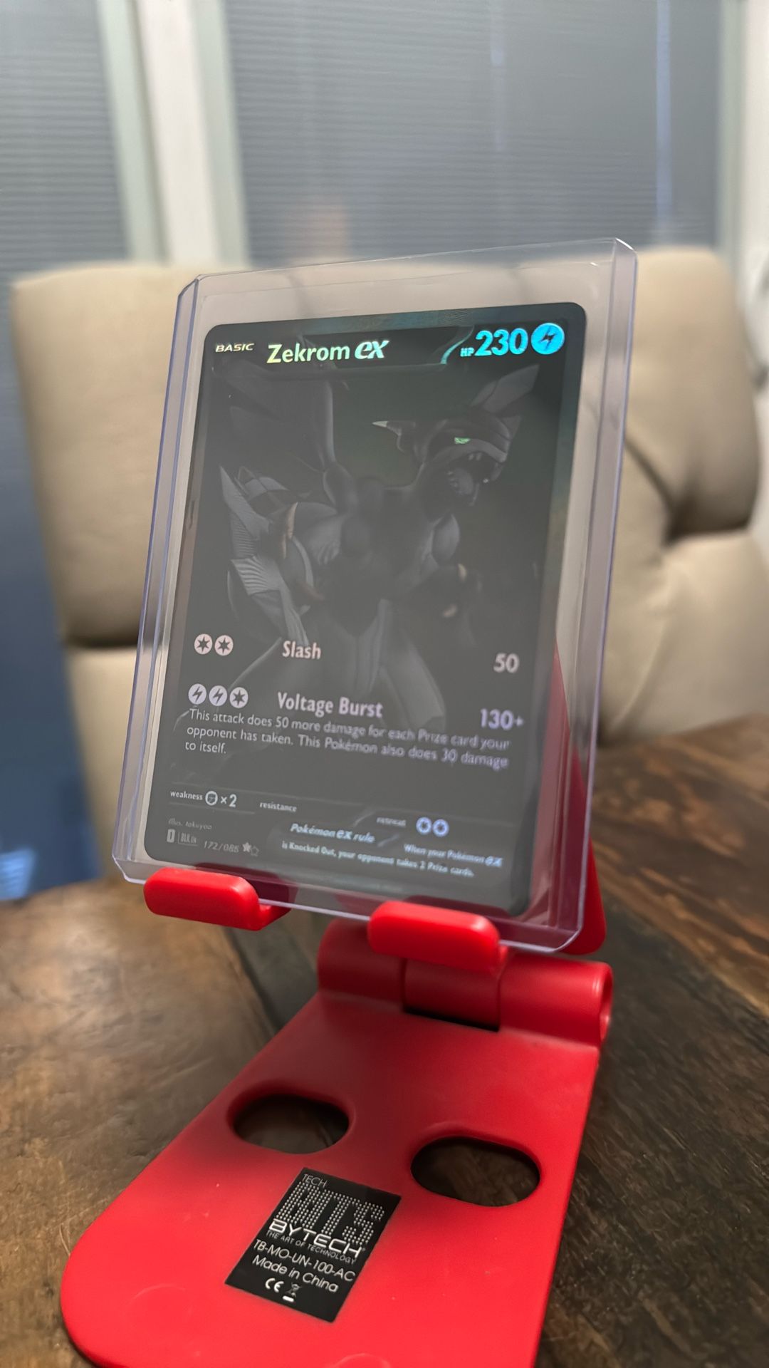 Zekrom Ex 172/086- Pokemon Black Bolt