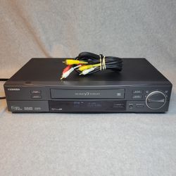 Toshiba 6 HEAD VCR VHS Player 
