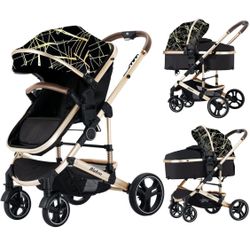Brand New Baby Stroller, 2 In 1 Folding It .