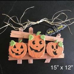Halloween Decor - Jack-O-Lantern Sign