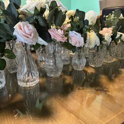 Flowers And Vases Centerpiece