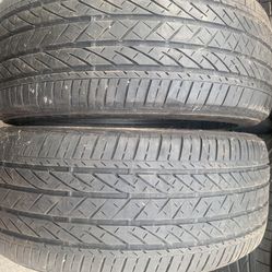Tire Set Of 2 bridgestone turanza EL400 235/45R18 In Good Conducting Ablo Espanol We Also Do Smog And Repair Ablo Espanol Ask @ 