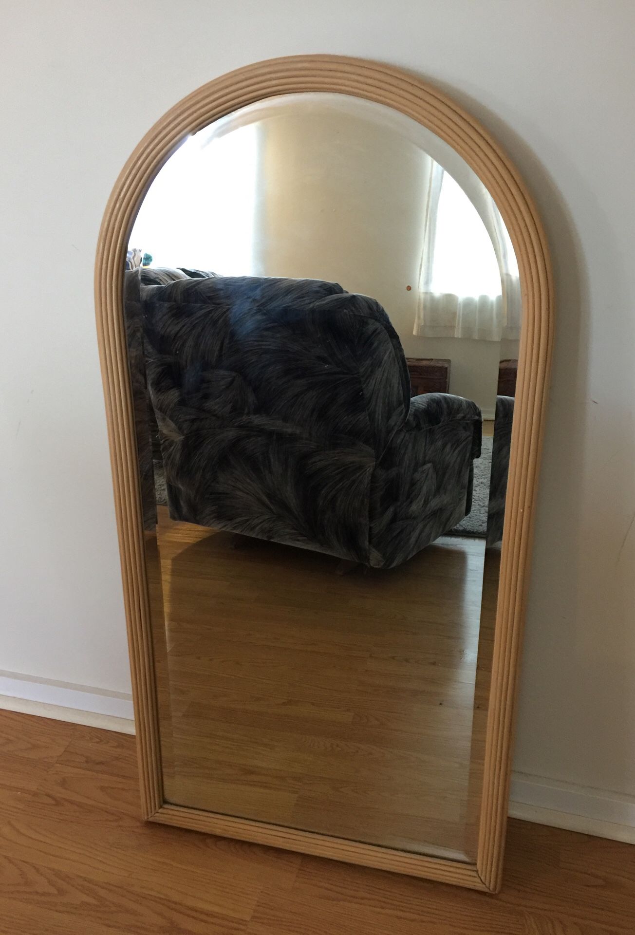 Wooden framed mirror