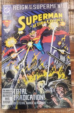 DC Comics Reign of the Supermen Total Eradication #690 August 93