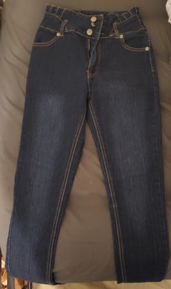 High rise dark blue jeans - Size 3