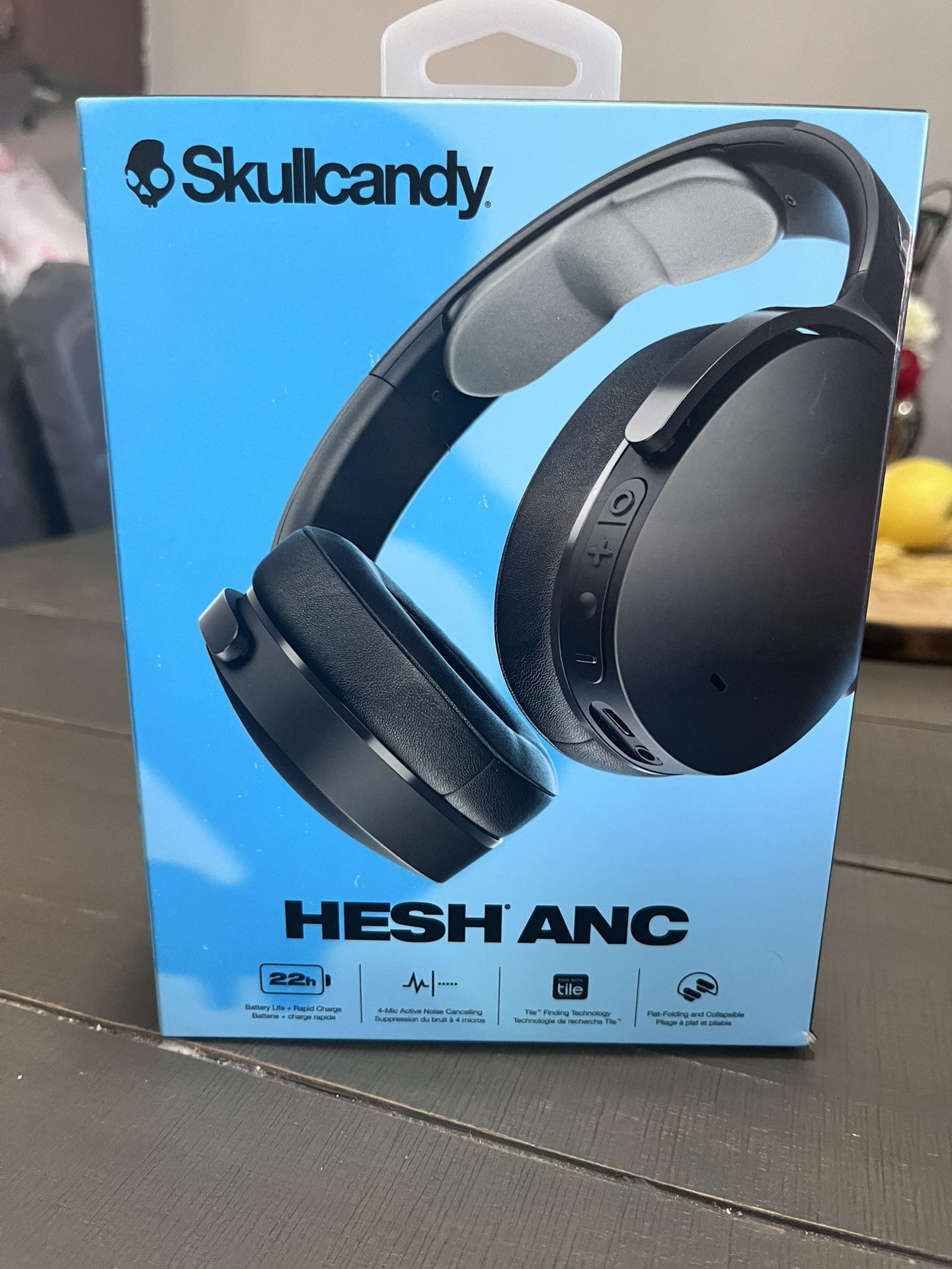 SKULLCANDY “HESH ANCH” HEADPHONES BLACK 