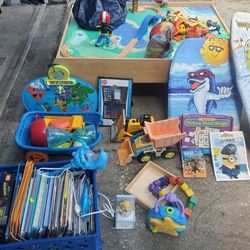 Thomas Train Tracks And Toys Table Sold