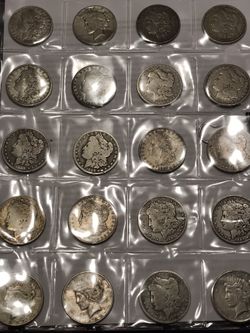 Lot Of 20 Historic Morgan & Peace Silver Dollars