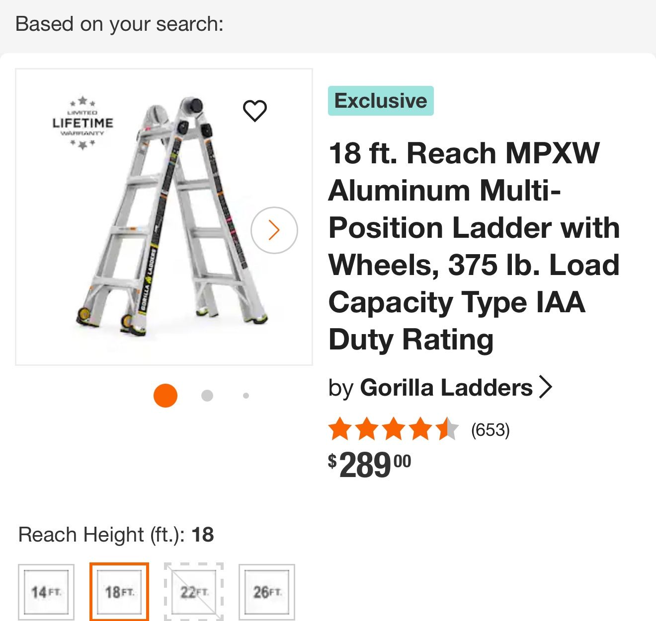 Gorilla ladder