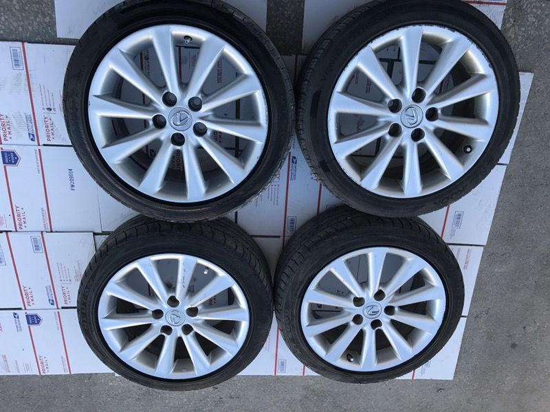 2009 LEXUS IS250 IS350 Premium wheels RIMS tires