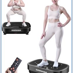 Vibrating Board Exercise Machine, 9 Modes Vibration Platform for Lymphatic Drainage, 3D Upgrade Vibrating Board for Weight Loss, Home Body Fitness Equ