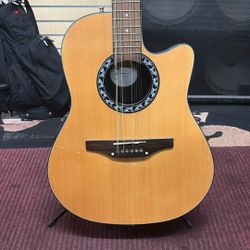 Applause Ovation AB2412-4 Acoustic Electric Guitar W/Soft Case