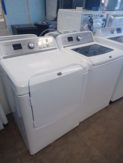 MAYTAG BRAVOS HE TOP LOAD WASHER AND ELECTRIC DRYER SET