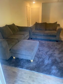 Sofa set blue