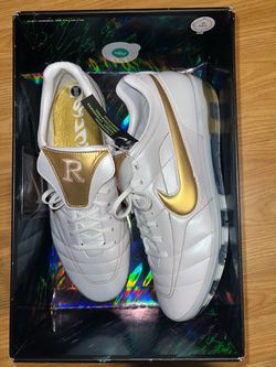 BRAND NEW NIKE CRYOSHOT TIEMPO LEGEND RONALDINHO TOUCH OF GOLD SIZE 13 $220