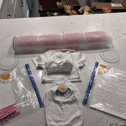 Baby Shower Game & Onesie Station Material