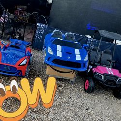 Big kiddo's Ride ons. 3+ and up.