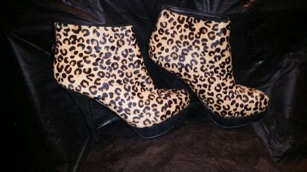 Aldo Leopard Boots