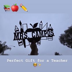 Teacher Wood Sign 