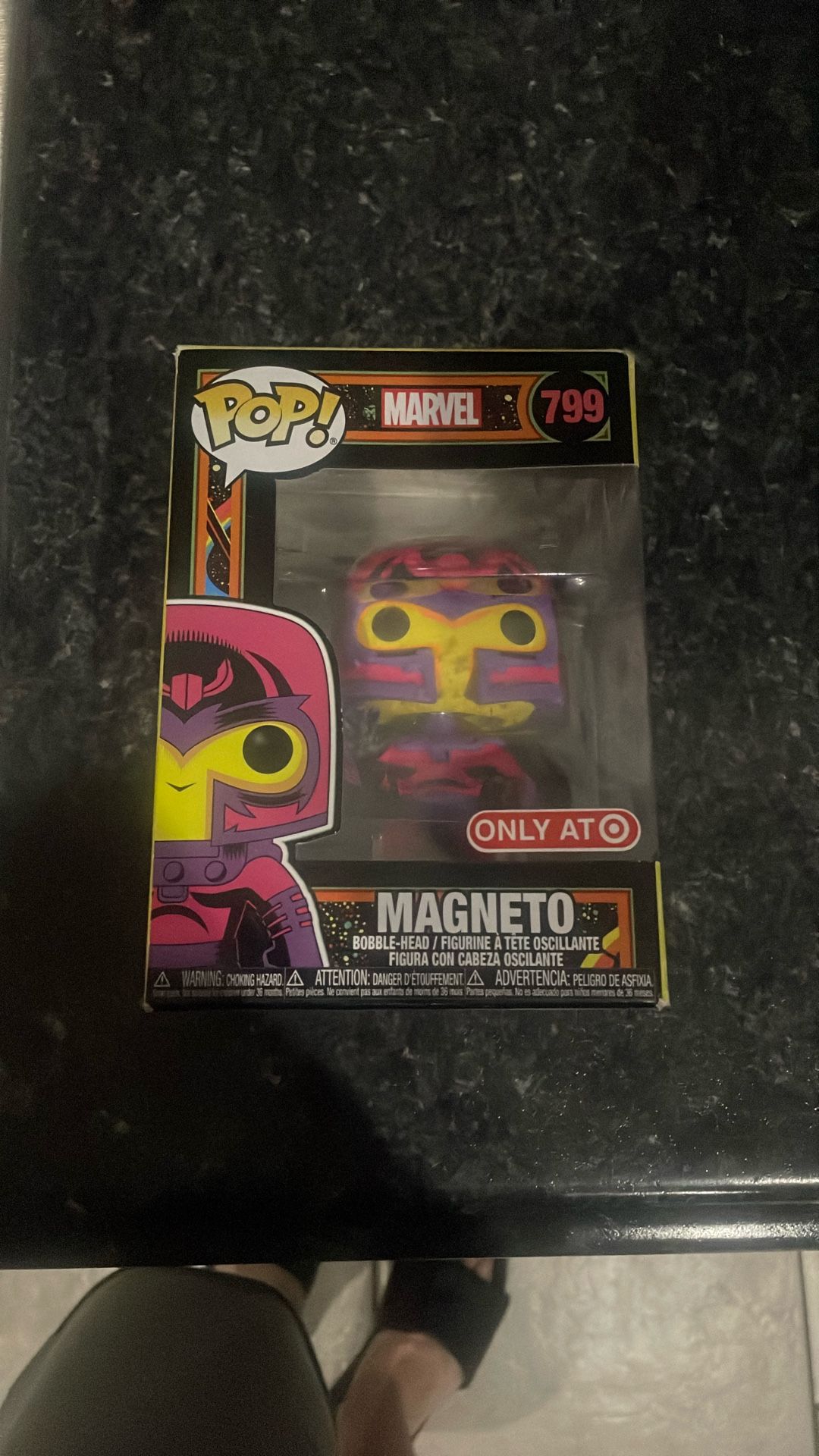 Black light Magneto Funko Pop
