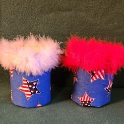 USA President Party Koozies Patriot Red White Blue Beer Inauguration 