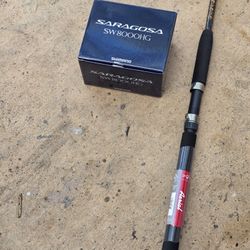 Saragosa Reels 8000/Star Rods..Read Description 