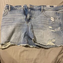Jean Shorts Size 18 