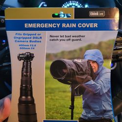 Emergency Rain Cover For Dslr Lens Large Size.