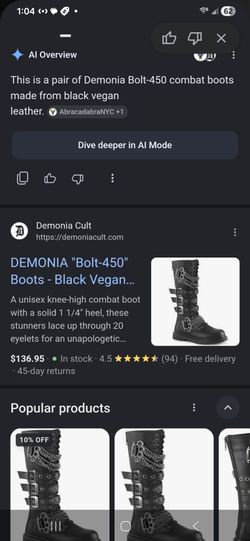 Demonia boots