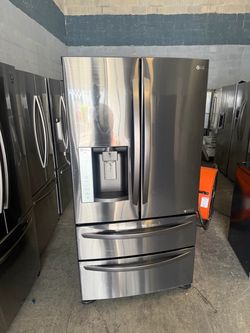 36” LG DARK FRIDGE REFRIGERATOR NEVERA HELADERA FRIO REFRIGERADOR GOOD CONDITION DELIVERY 🚚 AVAILABLE WARRANTY 4 months 7️⃣8️⃣6️⃣4️⃣2️⃣0️⃣1️⃣3️⃣4️⃣7️