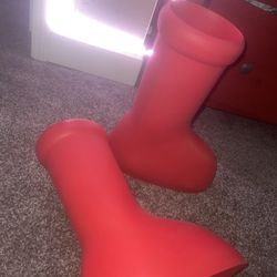 Big red boots size 11 