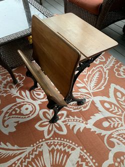 Antique school desk