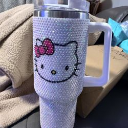 Hello Kitty Rhinestone Tumblers