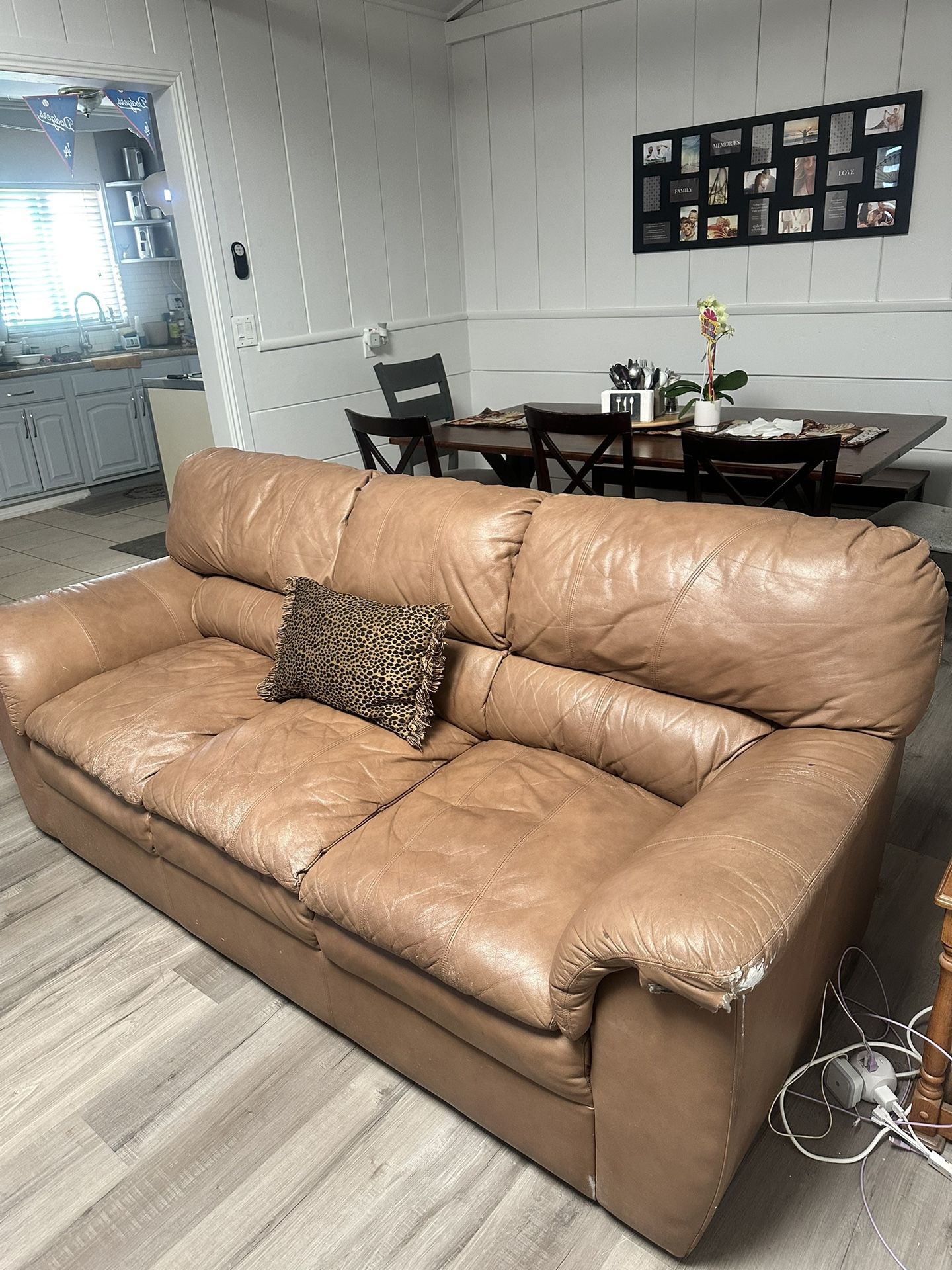 Leather Sofa $50 OBO