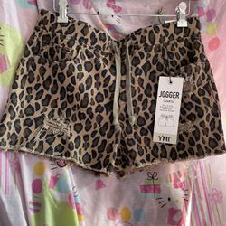 CHEETAH JOGGER SHORTS