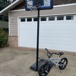 Basketball Hoop And Bike 
