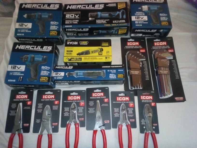 BRAND NEW, TOOL PACKAGE DEAL! PRICE DROP!