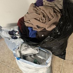 Bags Of Toddler Men And Woman Clothing 