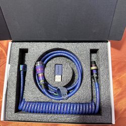 Keychron Rainbow Coiled Cable 