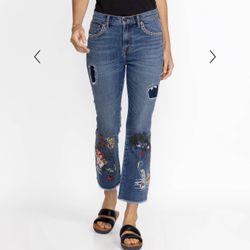 Heron Cropped Baby Boot Jean Johnny Was