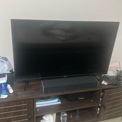 Vizio 43inch Led TV With Vizio Sound Bar