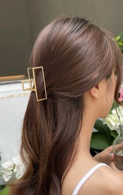 Gold Metal Hair Clip
