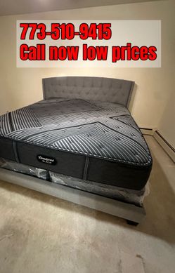 Gray King Bed Frame Only