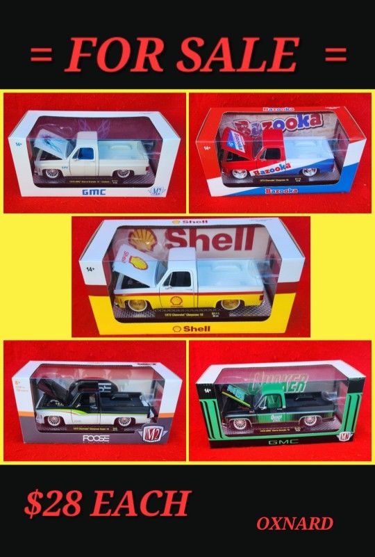 M2 MACHINES COLLECTIBLE 1/24 TRUCKS