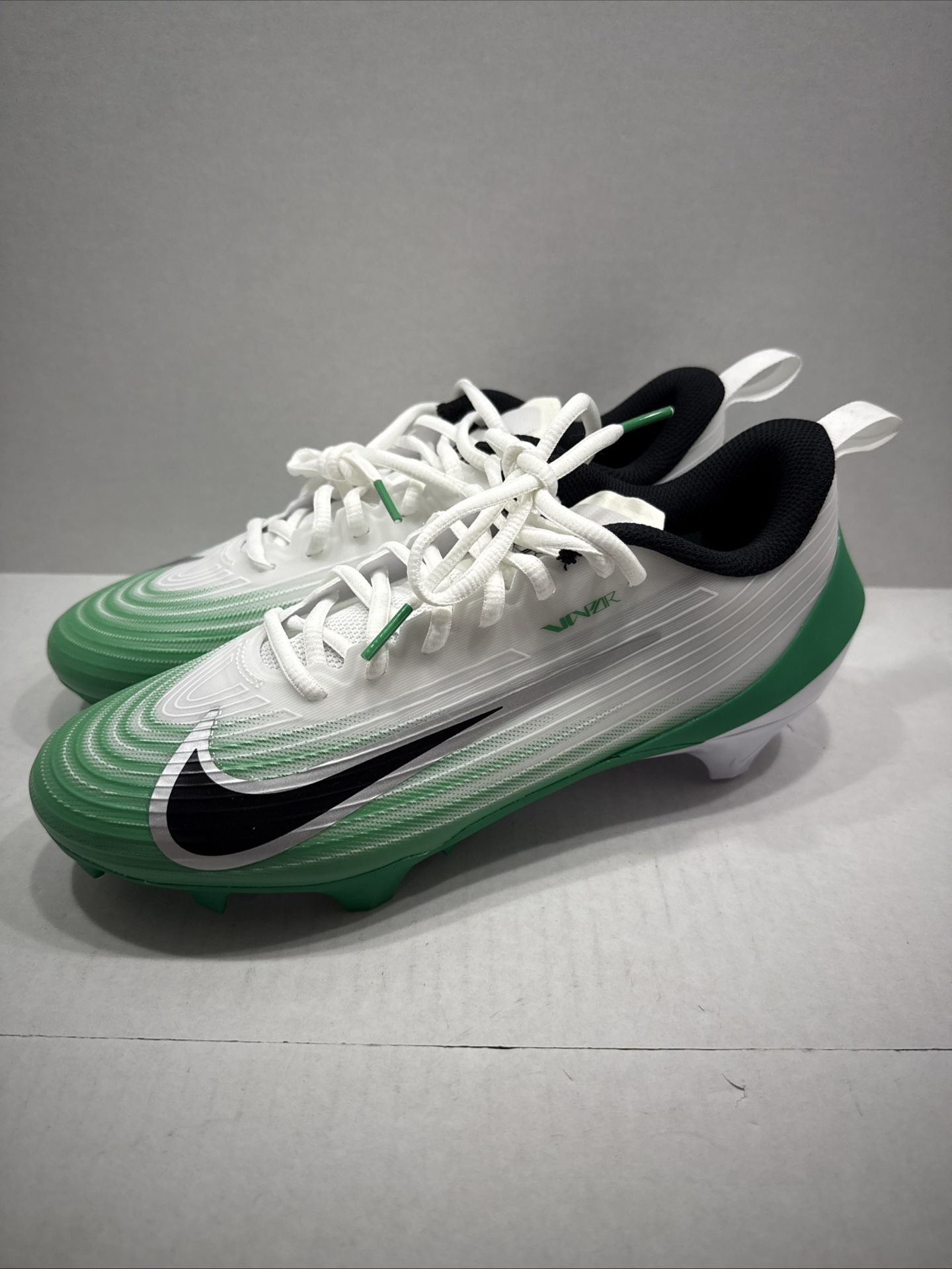 NEW Men's Size Nike Vapor Speed White Green Football Cleats