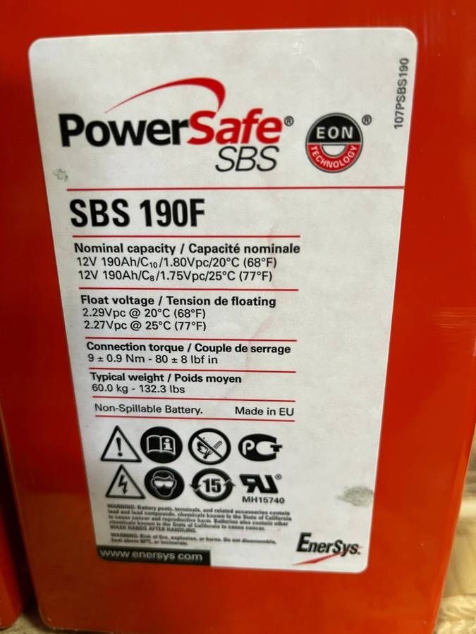 Battery 12V 190Ah