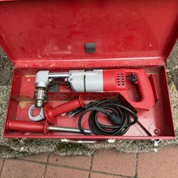 Milwaukee Corded Right Angle Drill