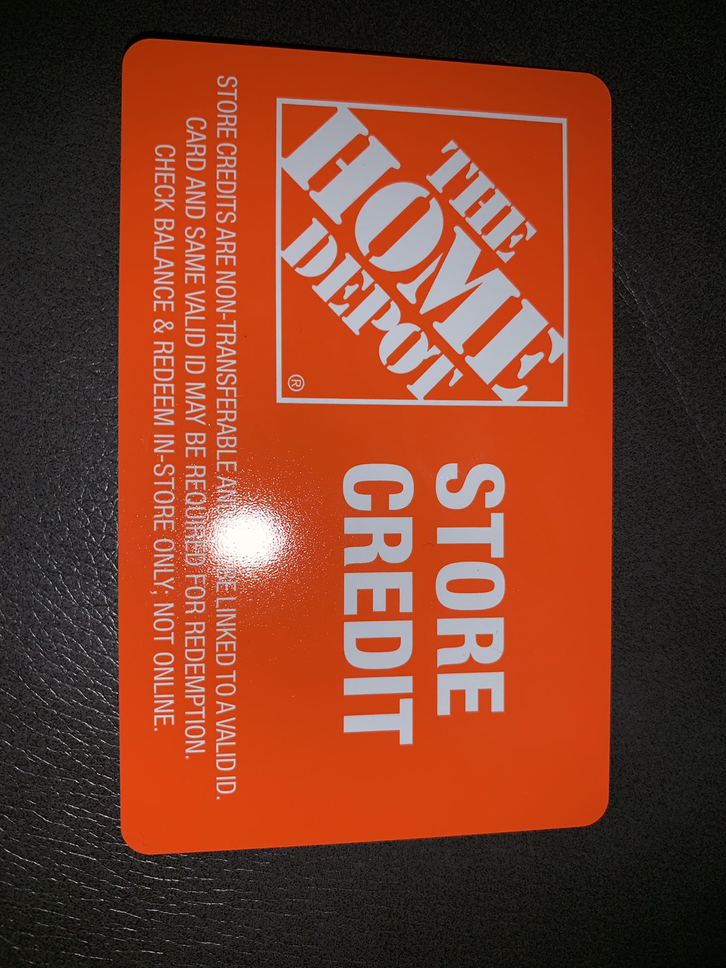 Home Depot store credit $459