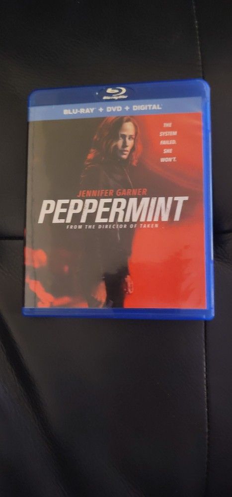 $5 BLU RAY MOVIE. PEPPERMINT. BLU RAY / DVD ONLY. NO DIGITAL. $5 OR TRADE FOR A MOVIE TITLE I DO NOT ALREADY OWN.